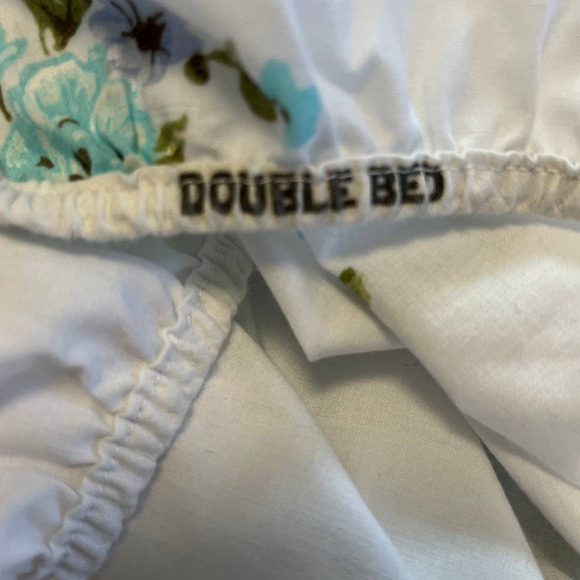 Vintage JP Stevens & Co Inc Double Fitted & Flat Floral Set Sheet - Picture 5 of 8